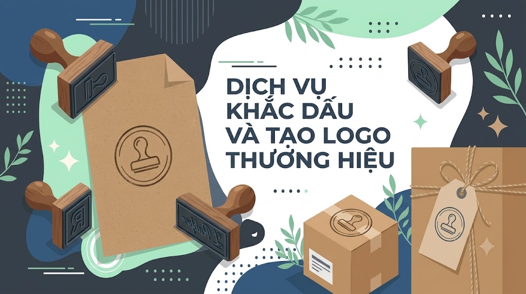 Dịch vụ khắc dấu in logo / thương hiệu